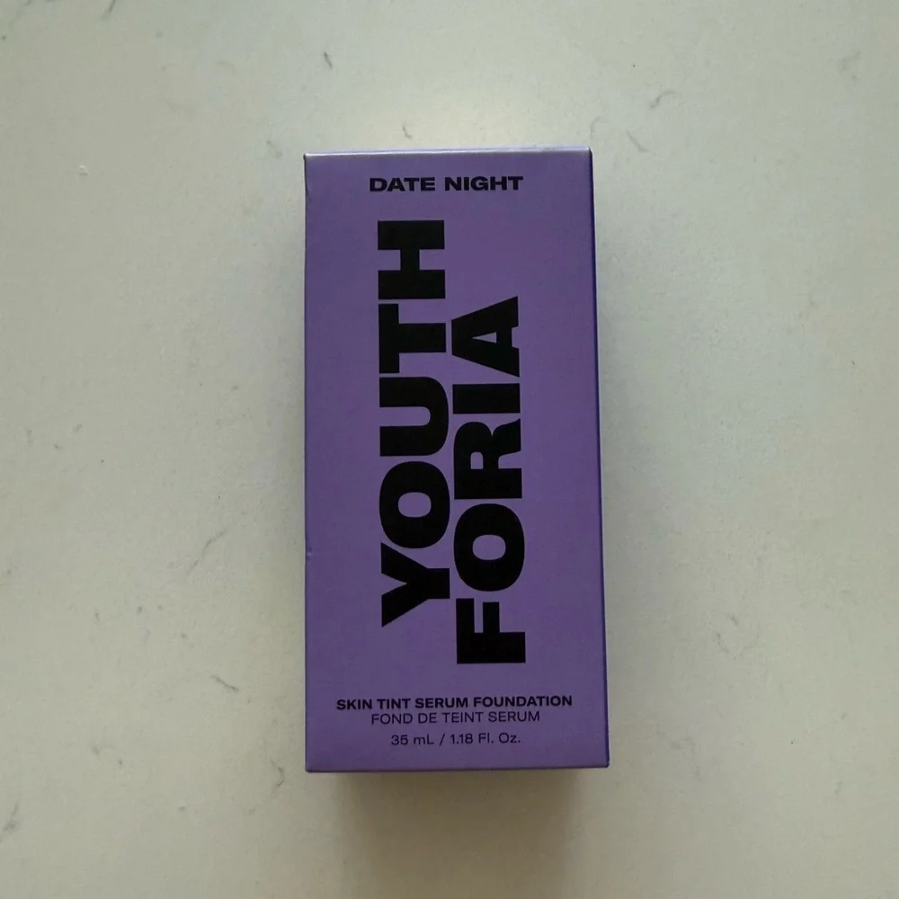 Youthforia Date Night Skin Tint Serum Foundation 390 Med/Deep Neutral Warm Under